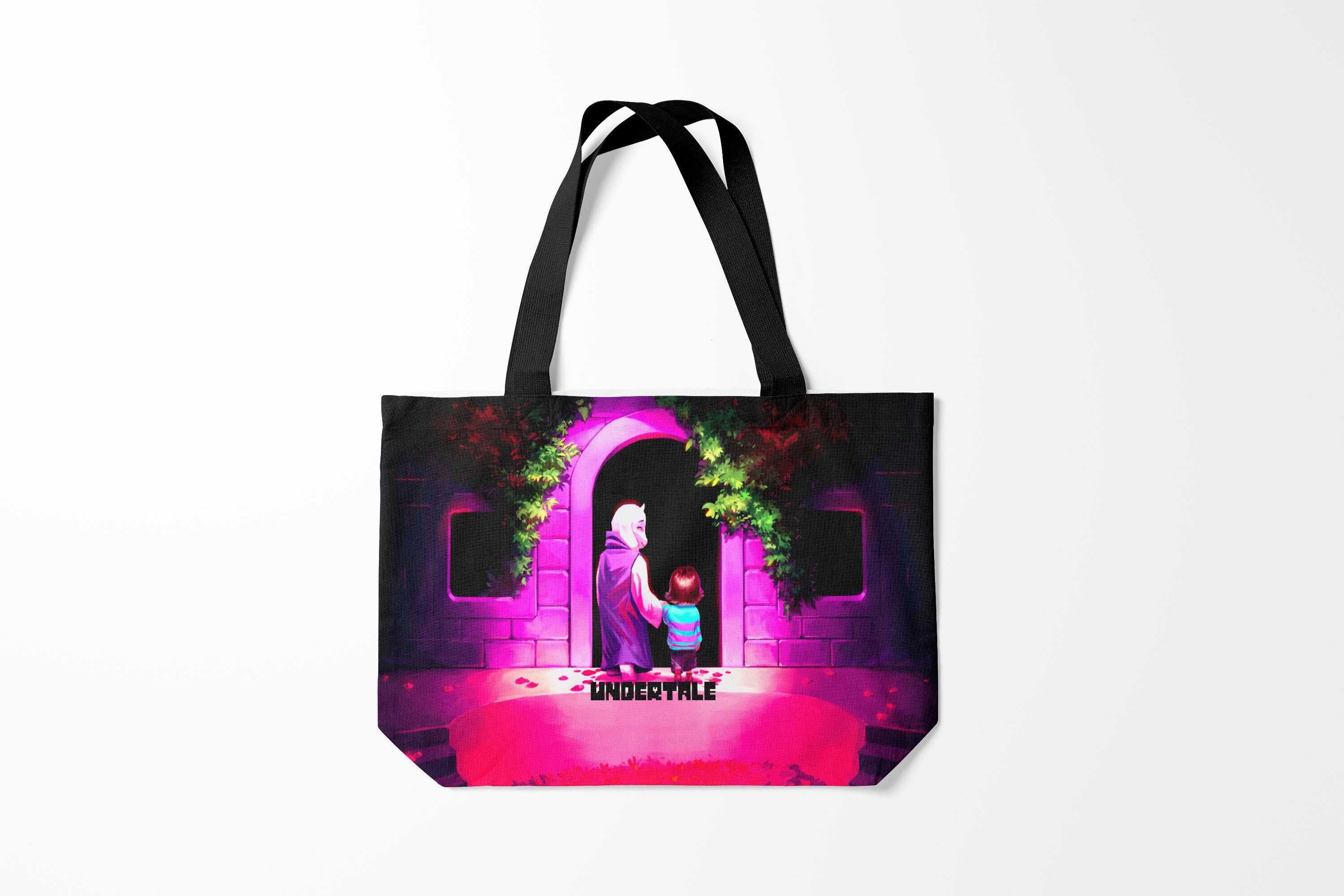 

Сумка шoппер унисекс Burnettie Undertale, розовый, Undertale