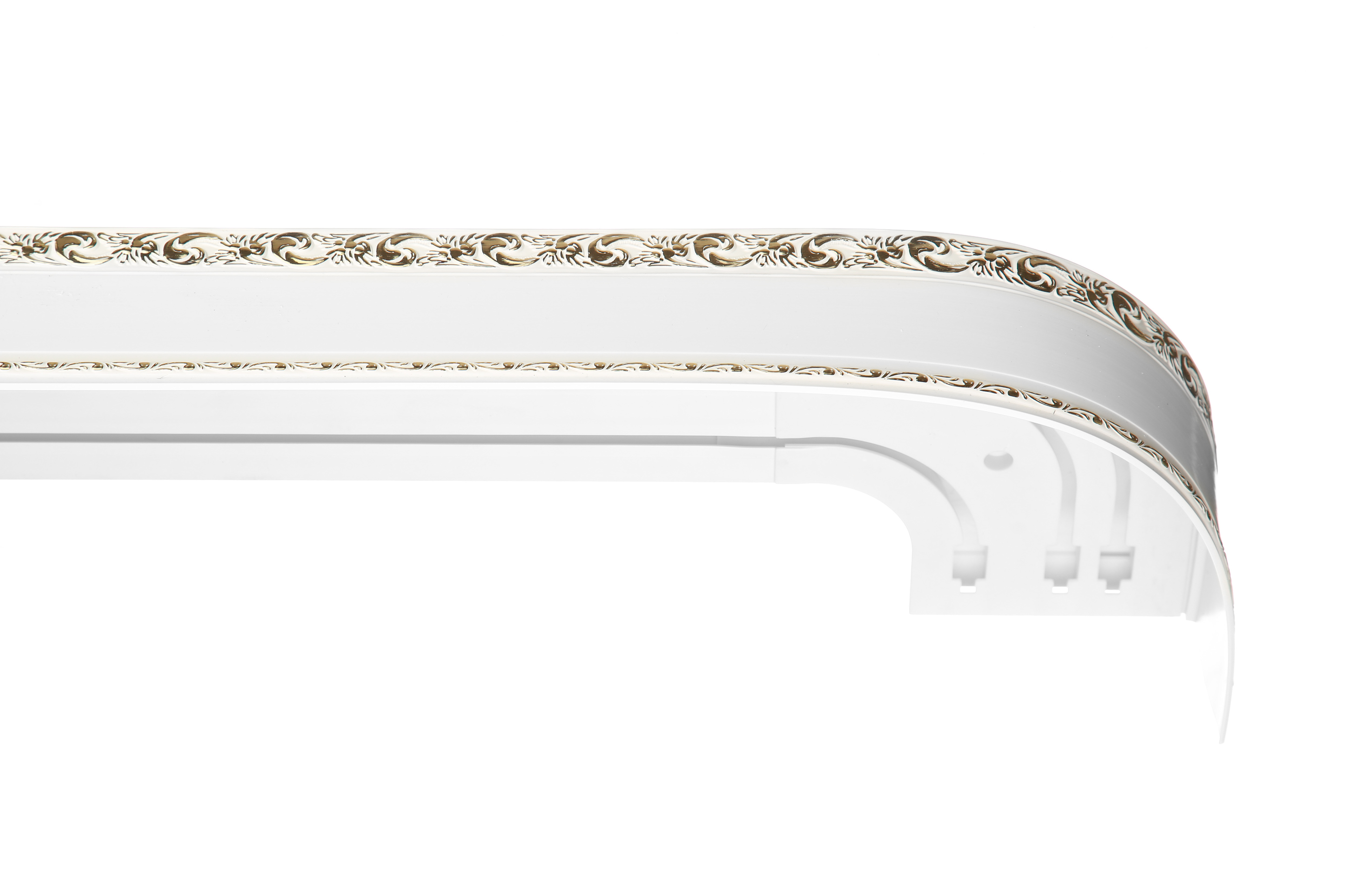 

Карниз Бэлла двухрядный потолочный белый, 200см, Бэлла