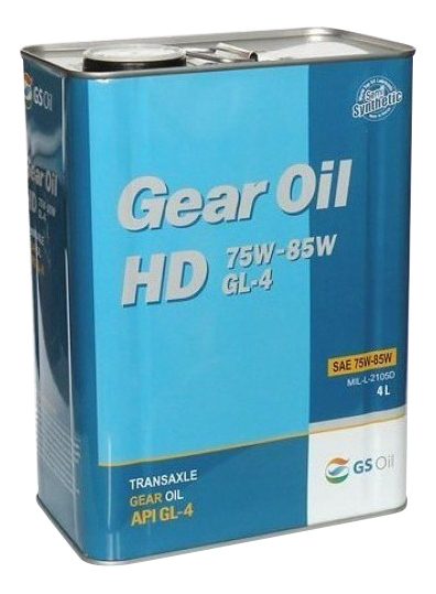 Трансмиссионное масло KIXX Gear Oil HD GL-4 75W-85W 4л