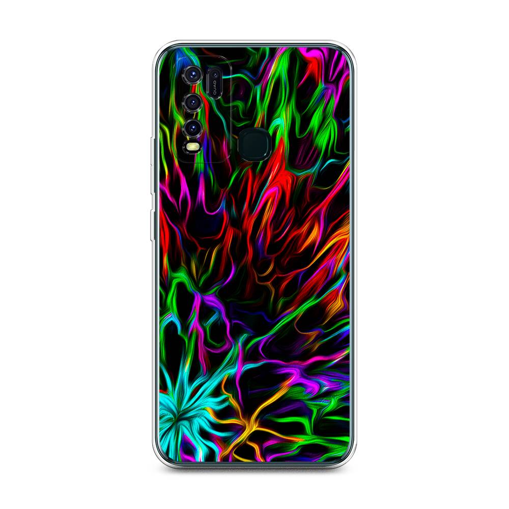 

Чехол на Vivo Y30 "Разноцветные разводы", Голубой;зеленый;оранжевый, 262650-3