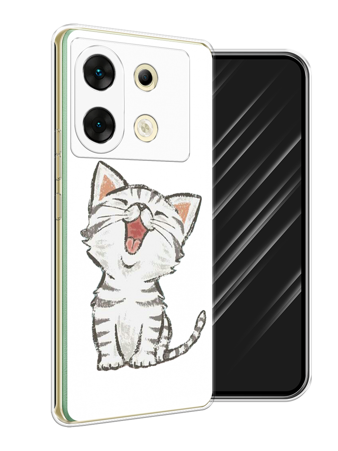 

Чехол Awog на Infinix Zero 30 5G "Котенок рисованный", Серый;белый, 3104950-1