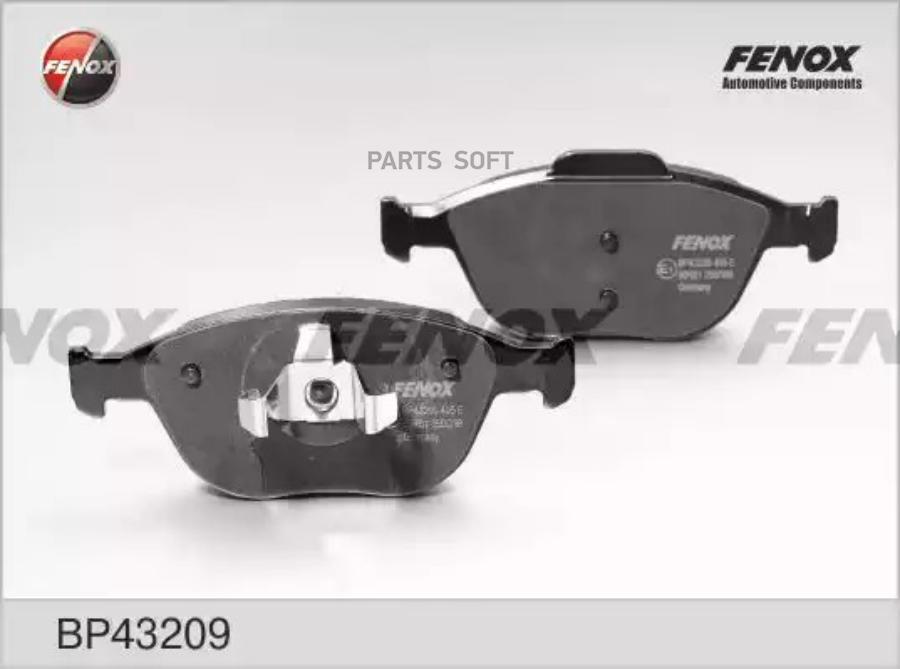 

Тормозные колодки FENOX дисковые BP43209