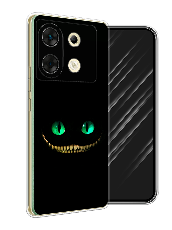 

Чехол Awog на Infinix Zero 30 5G "Зеленоглазый чеширский кот", Черный, 3104950-1