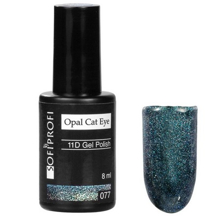 

Гель-лак SOFIPROFI Opal 11D Cat Eye №077