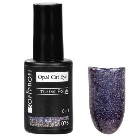 

Гель-лак SOFIPROFI Opal 11D Cat Eye №075