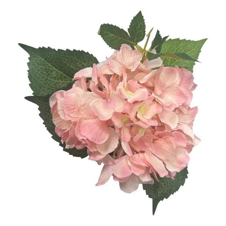 Искусственный цветок Гортензия Девилон розовая 35 см