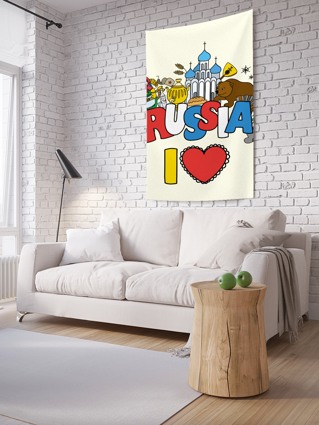 

Вертикальное фотопанно на стену JoyArty Люблю россию 150x200 см, Люблю россию
