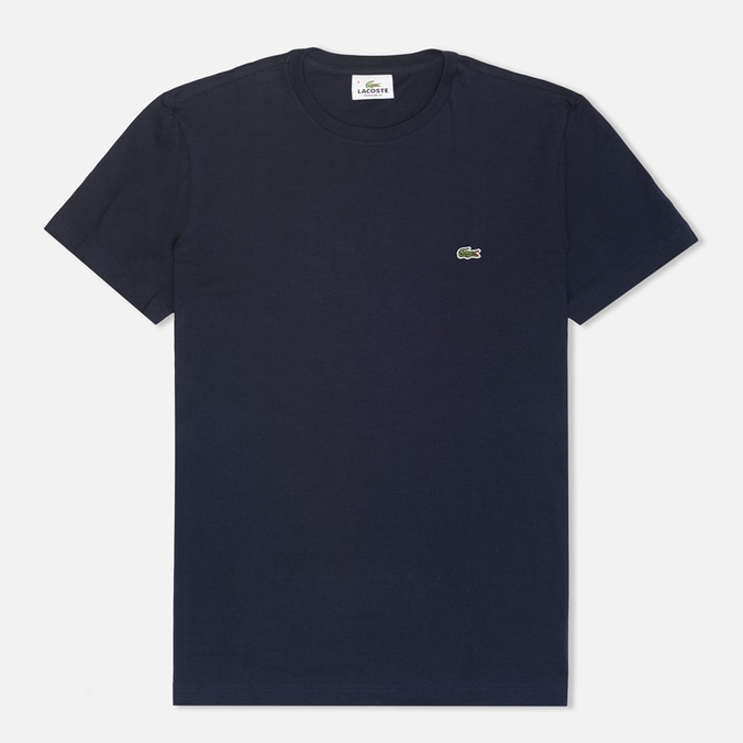 

Мужская футболка Lacoste Single-Color Jersey синий, Размер S, Single-Color Jersey