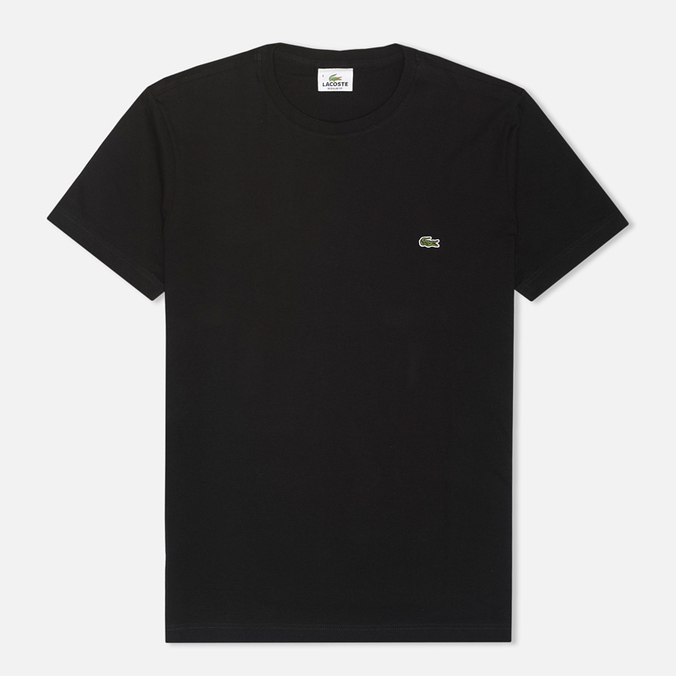 

Мужская футболка Lacoste Single-Color Jersey чёрный, Размер XL, Черный, Single-Color Jersey