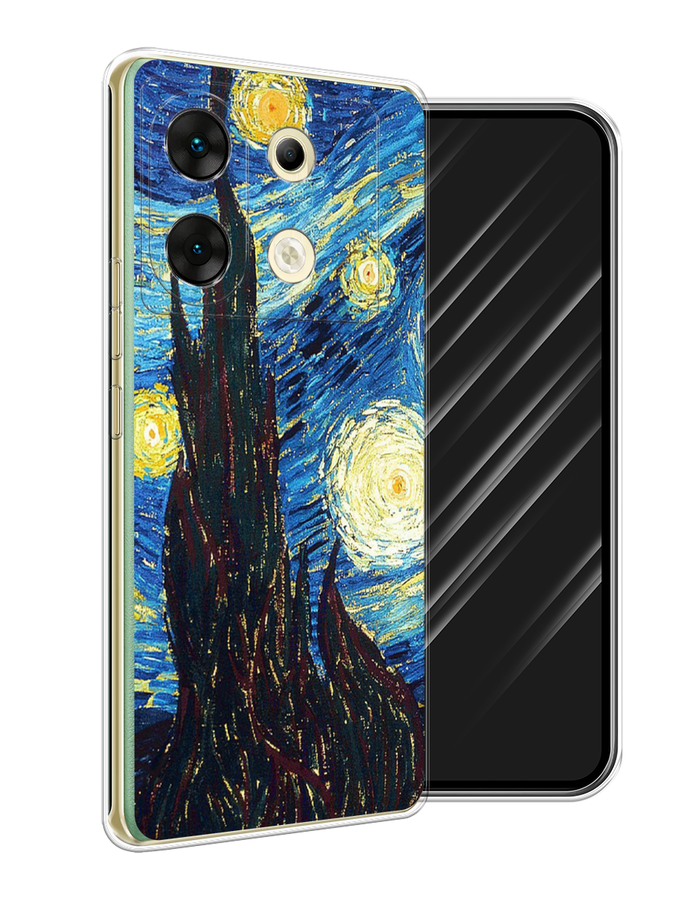 

Чехол Awog на Infinix Zero 30 5G "Ван Гог Звездная ночь", Желтый, 3104950-1
