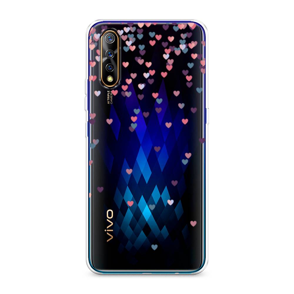 

Чехол на Vivo iQOO Neo "Посыпка сердечки", Розовый;фиолетовый, 262050-3