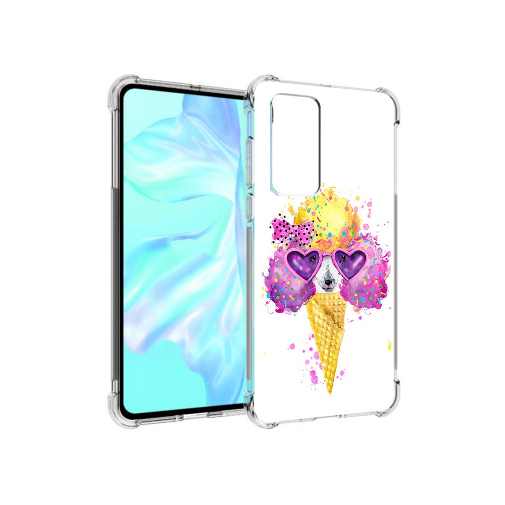 

Чехол MyPads Tocco для Huawei P40 Рожок, Прозрачный, Tocco