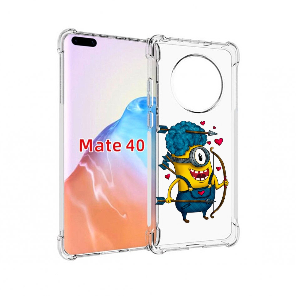 

Чехол MyPads Tocco для Huawei Mate 40 Миньон купидон, Прозрачный, Tocco