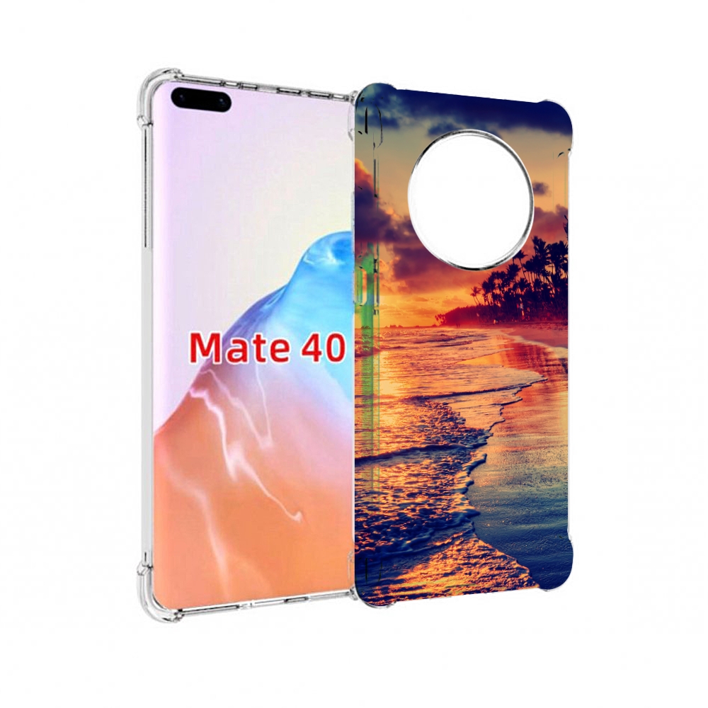 

Чехол MyPads Tocco для Huawei Mate 40 Берег, Прозрачный, Tocco