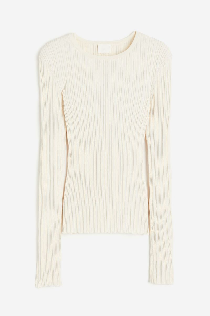 

Джемпер женский H&M 1218428 белый 2XL, 1218428