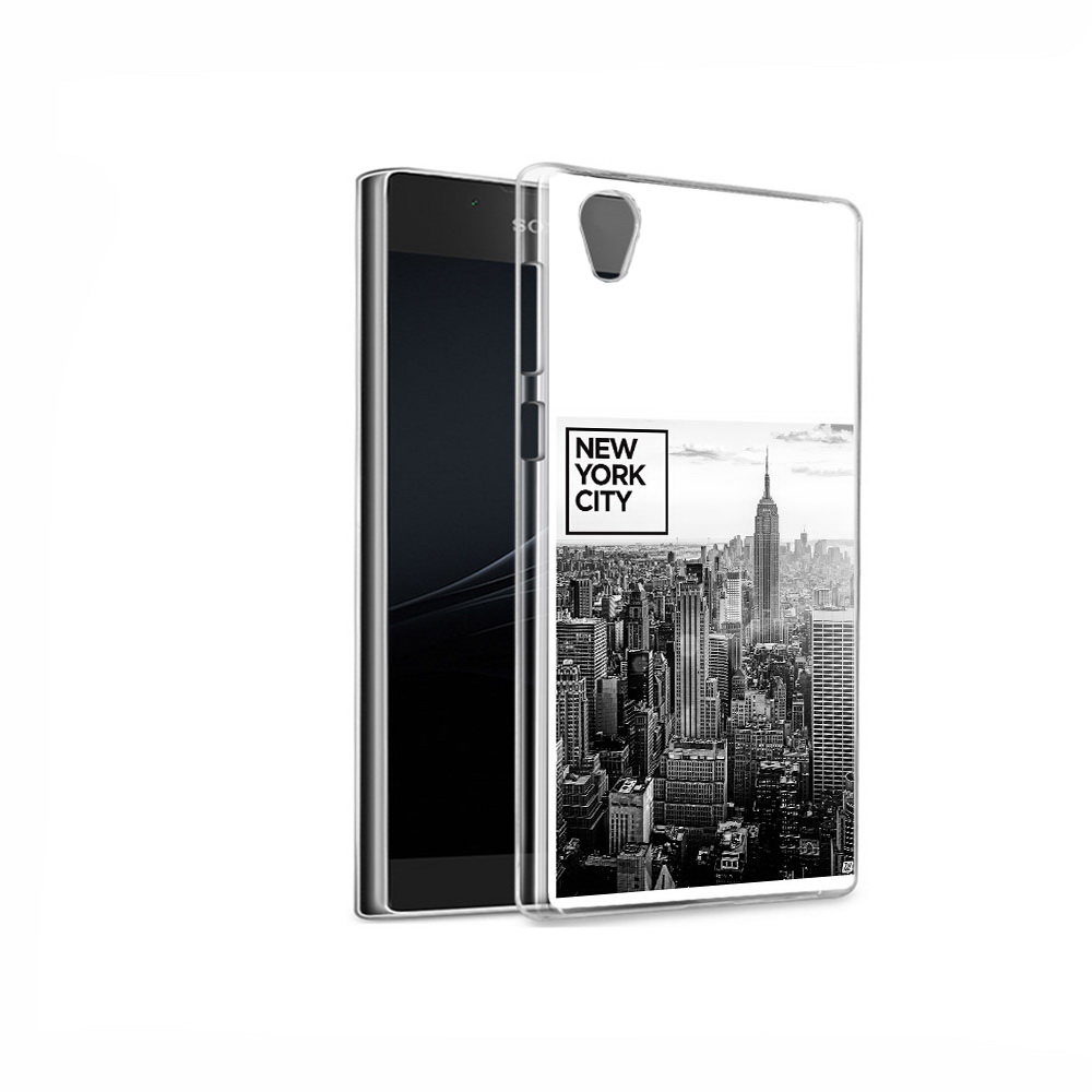 

Чехол MyPads Tocco для Sony Xperia L1 черно белый ньюерк (PT66853.250.686), Прозрачный, Tocco