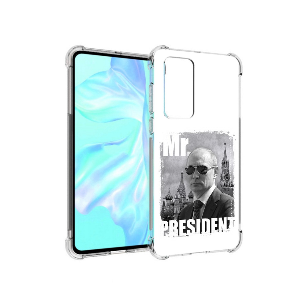 

Чехол MyPads Tocco для Huawei P40 Путин, Прозрачный, Tocco