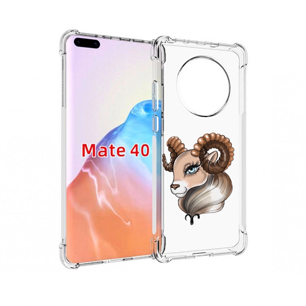

Чехол MyPads Tocco для Huawei Mate 40 Барашка, Прозрачный, Tocco