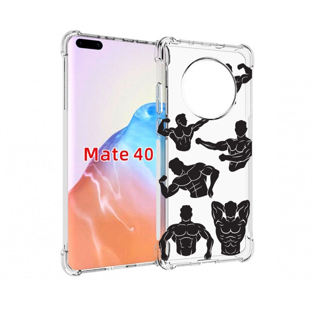 

Чехол MyPads Tocco для Huawei Mate 40 Атлет мужской, Прозрачный, Tocco