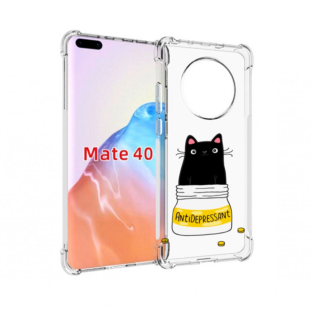 

Чехол MyPads Tocco для Huawei Mate 40 Антидеприсан, Прозрачный, Tocco
