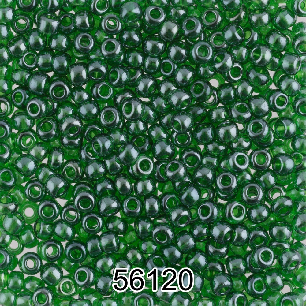 

PRECIOSA Чехия, 10/0, 2,3 мм, 500 г, цвет 56120, ф283 зеленый