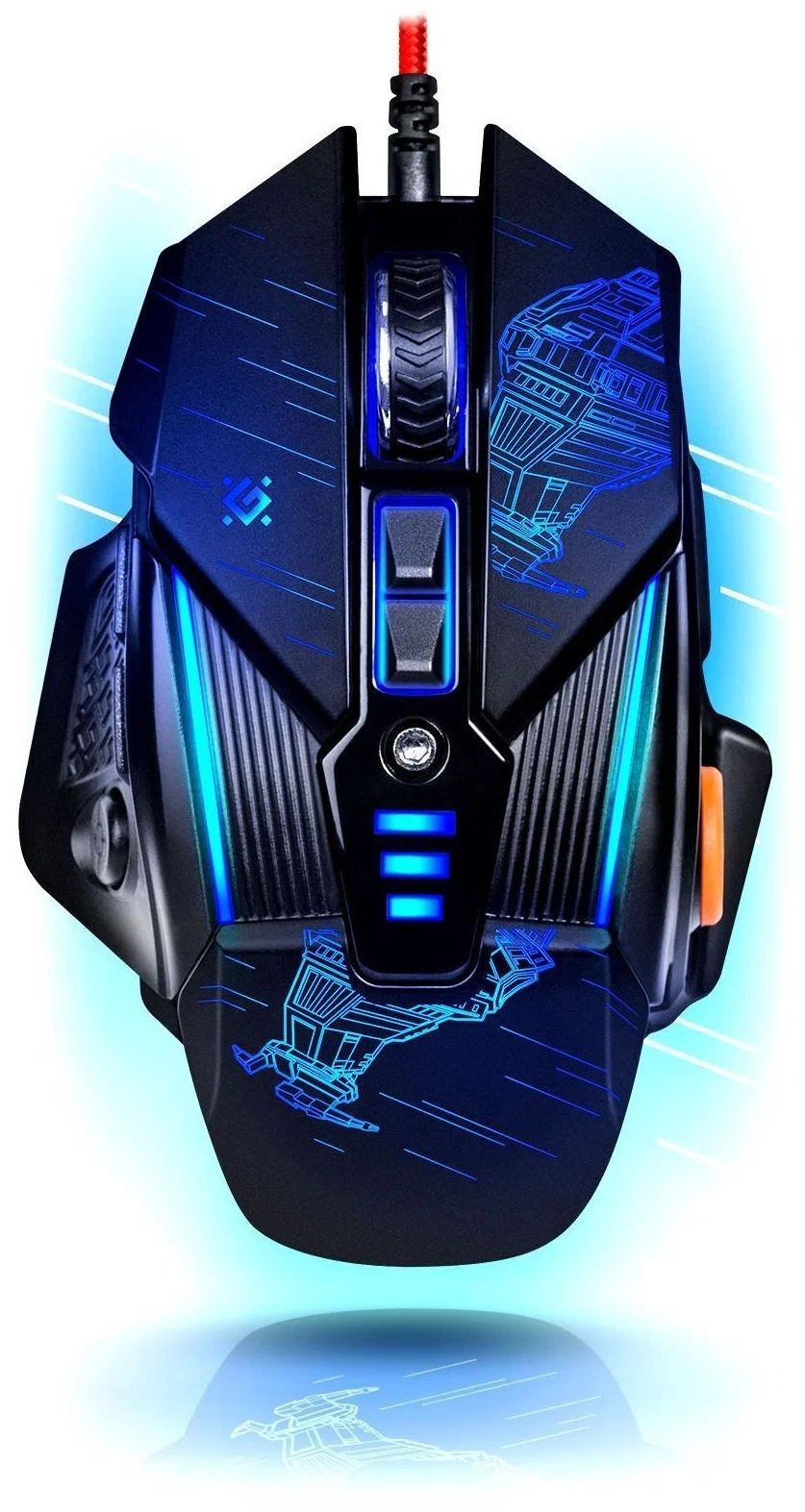 

Проводная игровая мышь Defender sTarx GM-390L черный, sTarx GM-390L