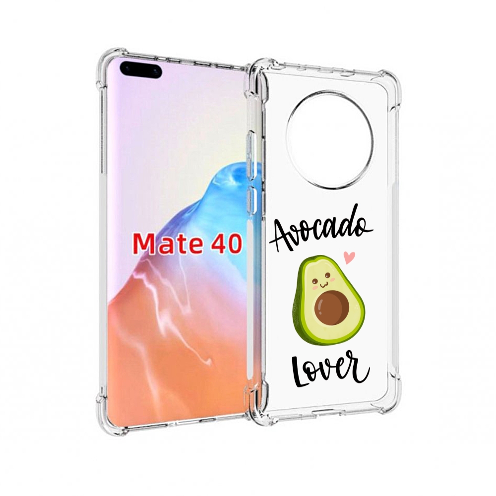 

Чехол MyPads Tocco для Huawei Mate 40 Авокадо-любовь, Прозрачный, Tocco