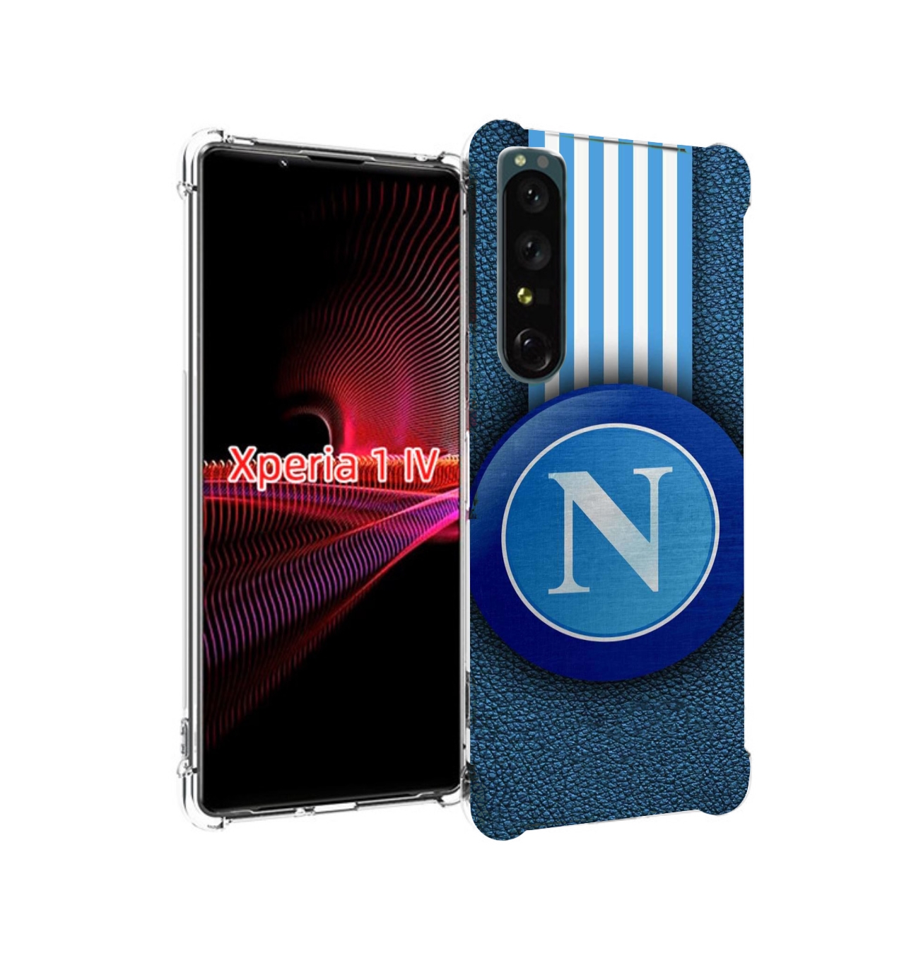 

Чехол накладка MyPads фк наполи мужской для Sony Xperia 1 IV, Прозрачный, Tocco