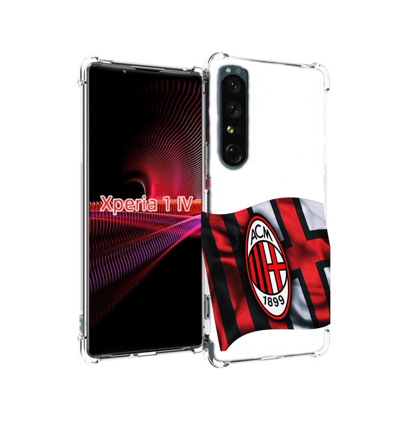 

Чехол накладка MyPads фк милан мужской для Sony Xperia 1 IV, Прозрачный, Tocco