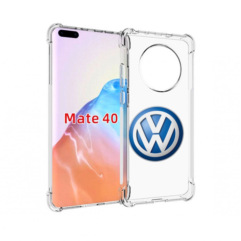 

Чехол MyPads Tocco для Huawei Mate 40 volkswagen мужской, Прозрачный, Tocco
