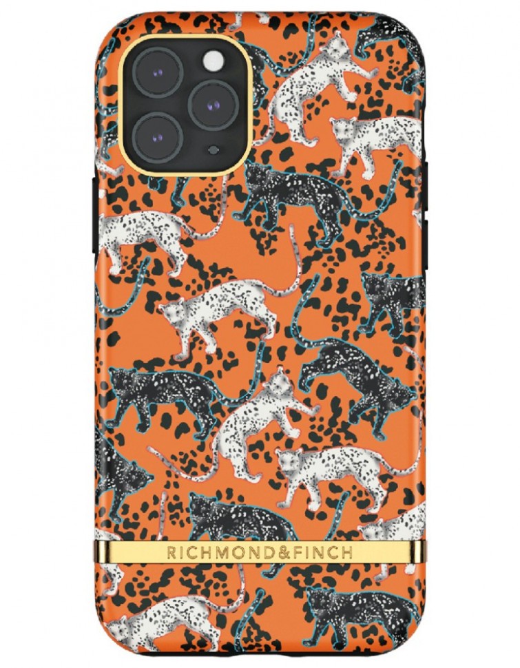 фото Чехол richmond&finch fw20 iphone 11 pro max "оранжевый леопард" richmond finch