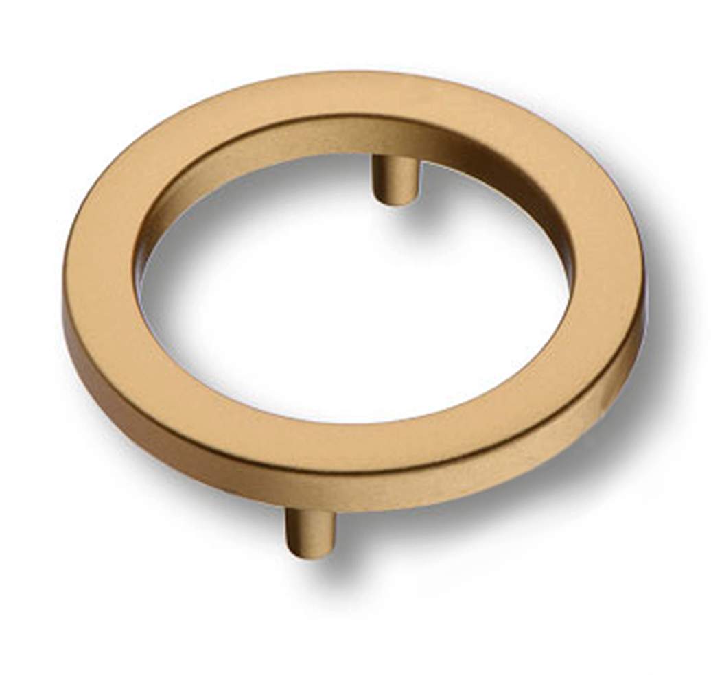 

Ручка-кольцо мебельная Gold Varak, матовое золото 64 мм, Золотистый, Circle handle Gold Varak 64 mm
