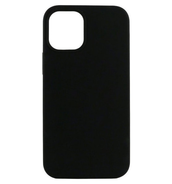 фото Чехол newlevel liquid silicone iphone 12 mini черный