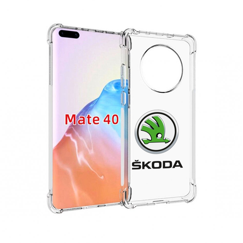 

Чехол MyPads Tocco для Huawei Mate 40 skoda-4 мужской, Прозрачный, Tocco