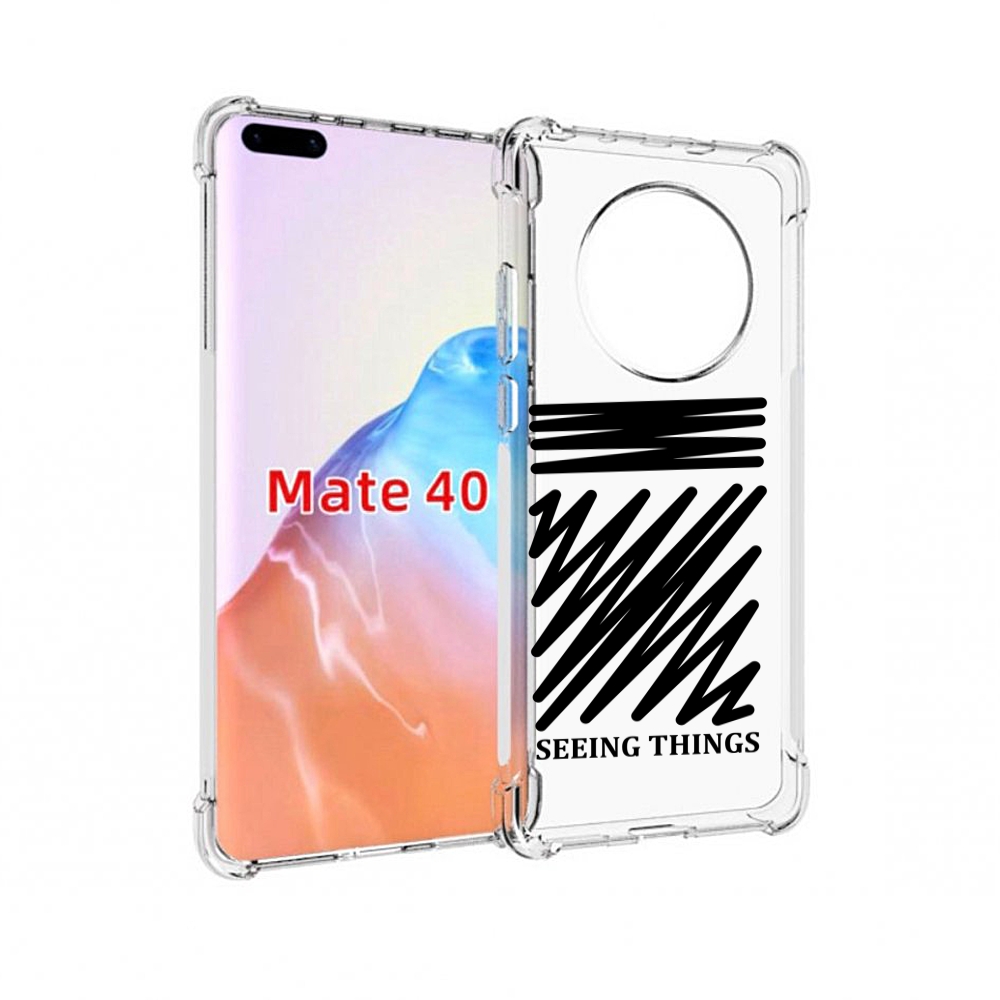

Чехол MyPads Tocco для Huawei Mate 40 seeing-things, Прозрачный, Tocco