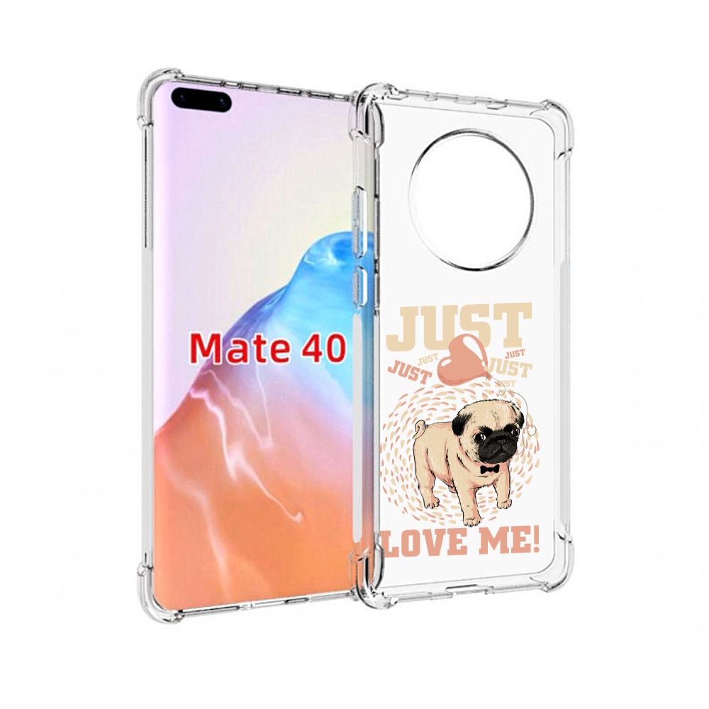 

Чехол MyPads Tocco для Huawei Mate 40 Люби меня, Прозрачный, Tocco