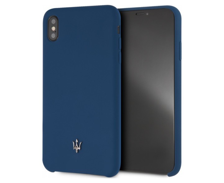 фото Чехол cg mobile maserati silicone iphone xs max синий