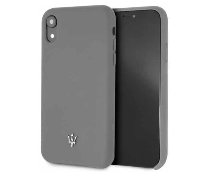 фото Чехол cg mobile maserati silicone iphone xr серый