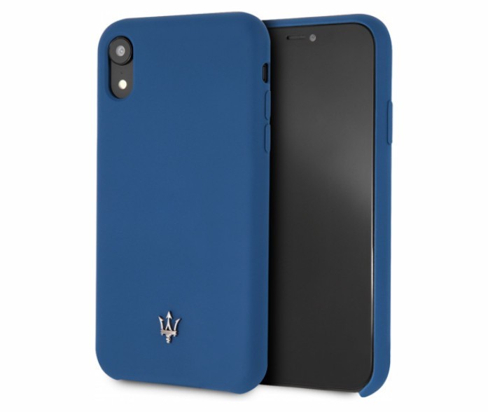 фото Чехол cg mobile maserati silicone iphone xr синий