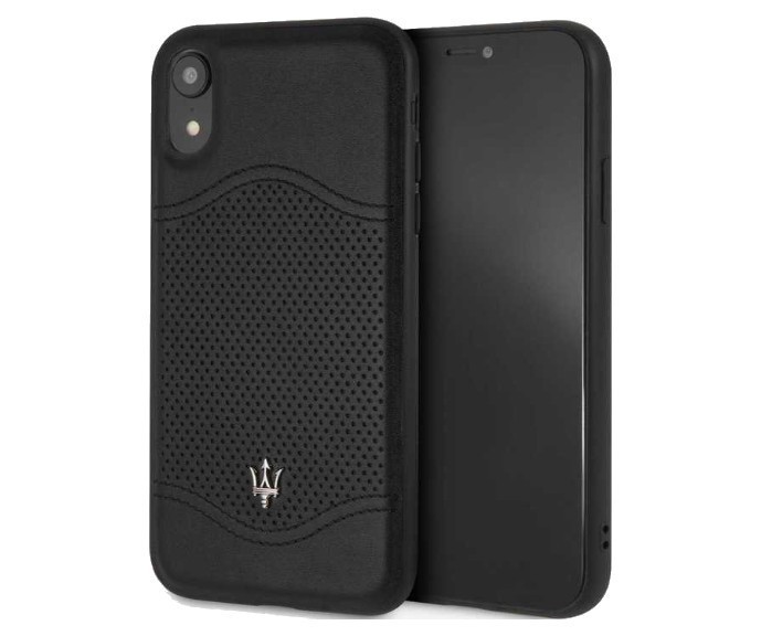 фото Чехол cg mobile maserati granlusso tradition leather iphone xr черный