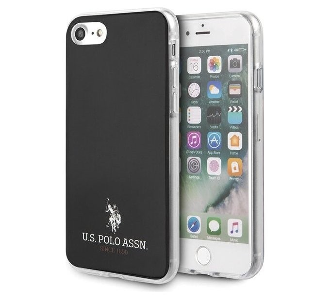 фото Чехол cg mobile u.s. polo assn. logo small horse iphone se 2020/8/7 черный