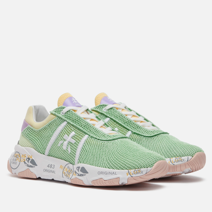 фото Кроссовки женские premiata buff 5842 зеленые 39 eu
