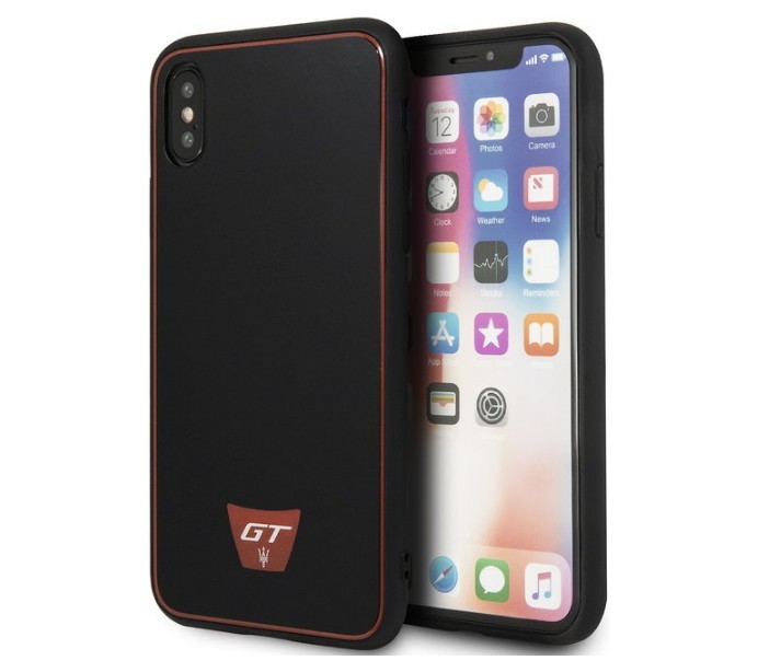 фото Чехол cg mobile maserati gransport acrylic glossy iphone x/xs черный