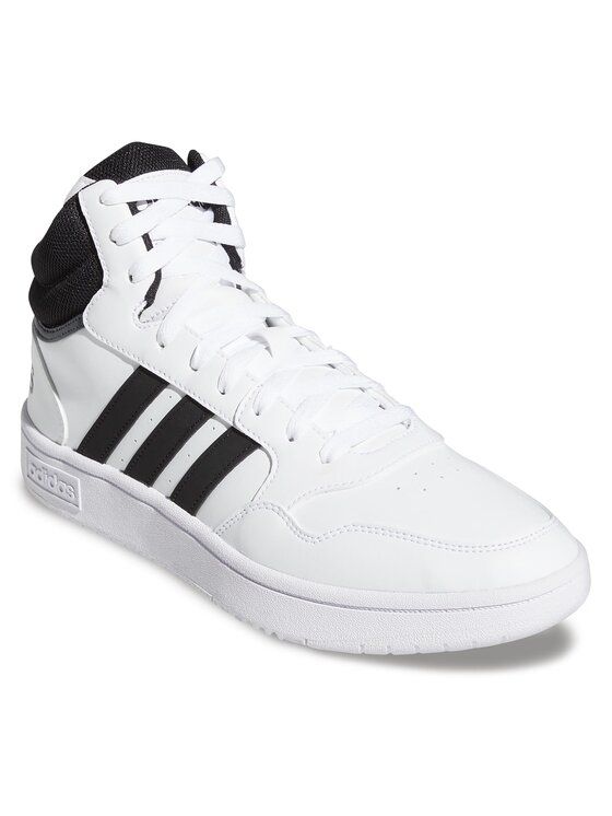 

Кеды мужские Adidas Hoops 3.0 Mid Classic Vintage Shoes GW3019 черные 44 2/3 EU, Черный, Hoops 3.0 Mid Classic Vintage Shoes GW3019