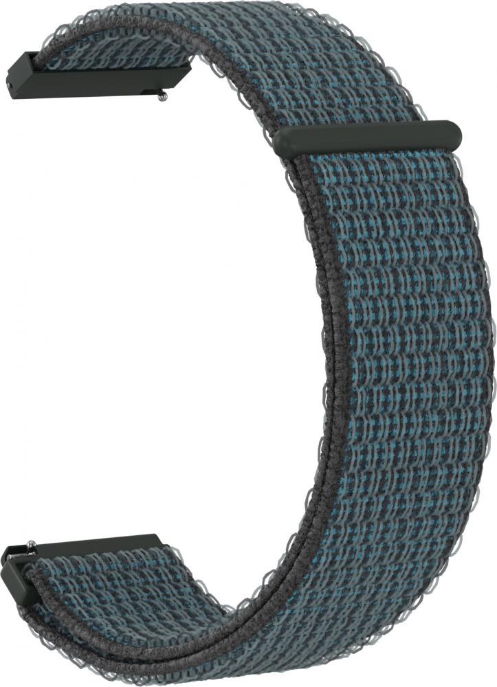 

Ремешок нейлоновый GSMIN Woven Nylon 22 мм (Темно-серый)