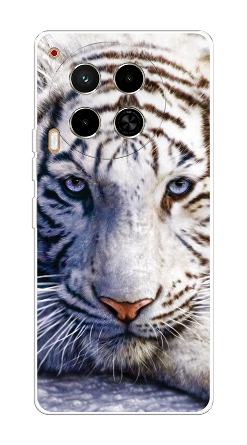 

Чехол на Tecno Camon 30 4G "Бенгальский тигр", Коричневый;белый, 305650-1