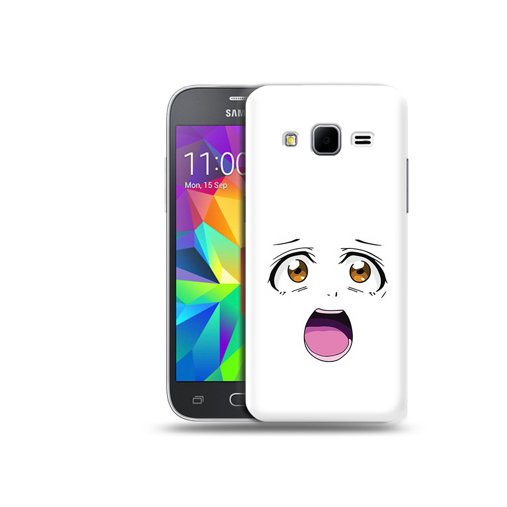 

Чехол MyPads Tocco для Samsung Galaxy Core Prime аниме лицо (PT11933.566.223), Прозрачный, Tocco