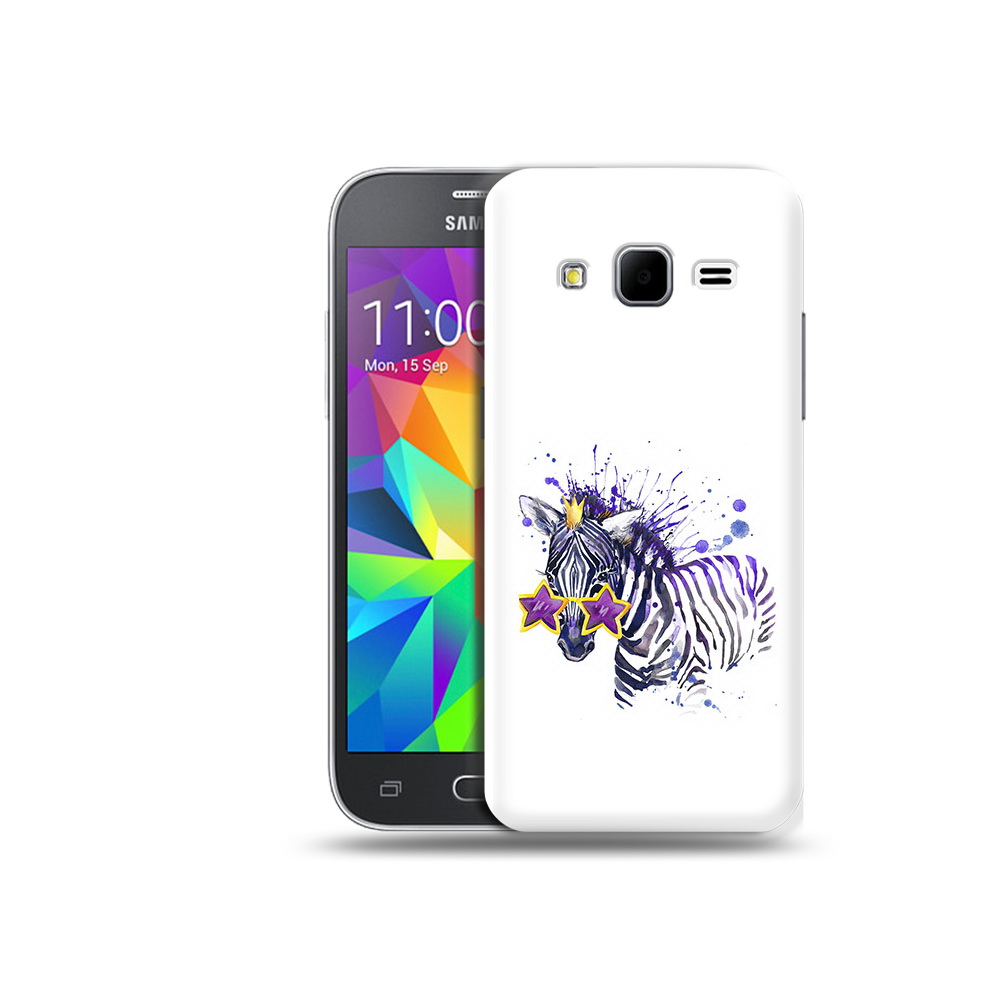 

Чехол MyPads Tocco для Samsung Galaxy Core Prime акварельная зебра (PT11933.566.215), Прозрачный, Tocco