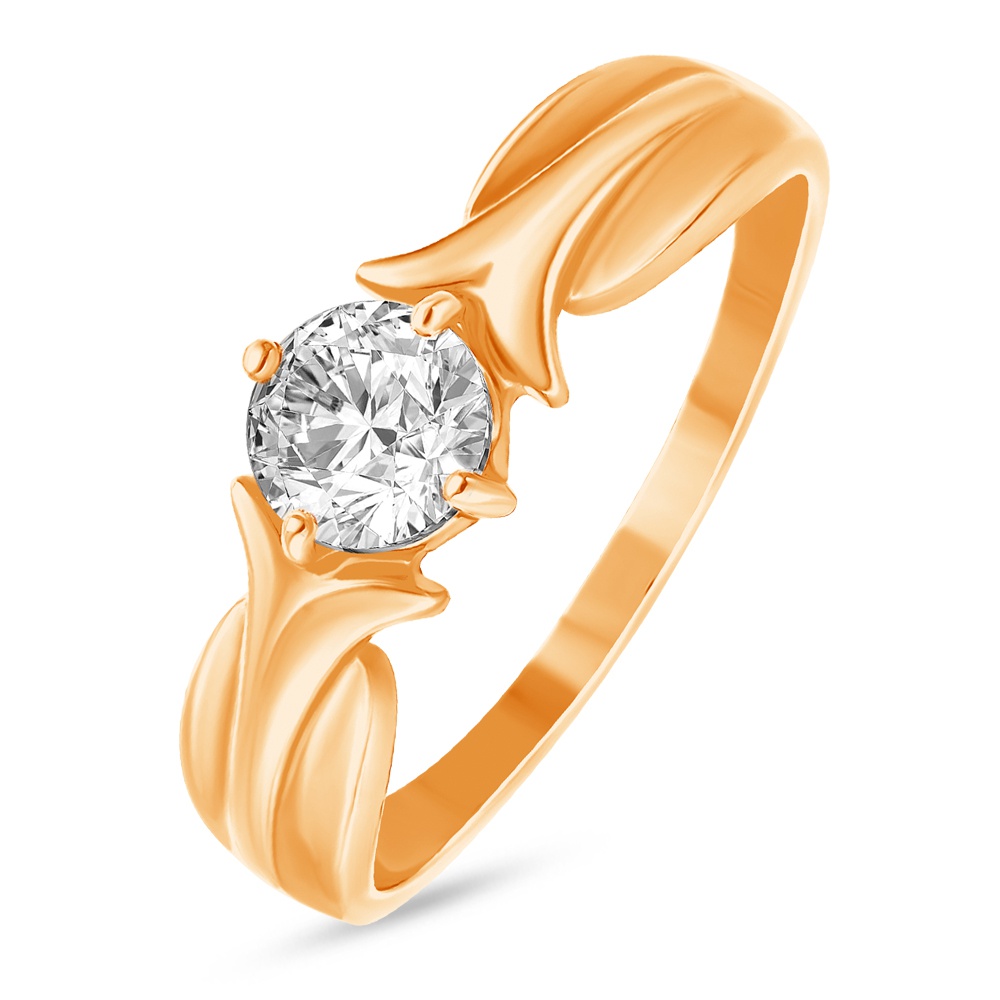 

Кольцо из серебра, р.  585Gold 701012489, фианит, 701012489