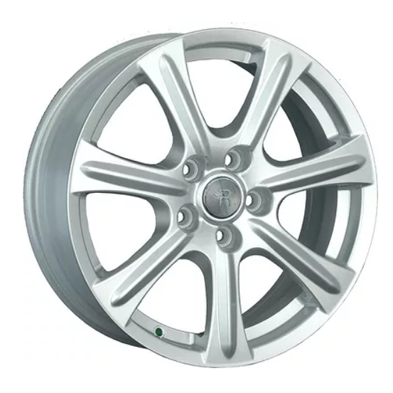 

Колесный диск 6,5x17/5x114,3 ET35 D60,1 LX44 Sil (конус, C570), Серебристый